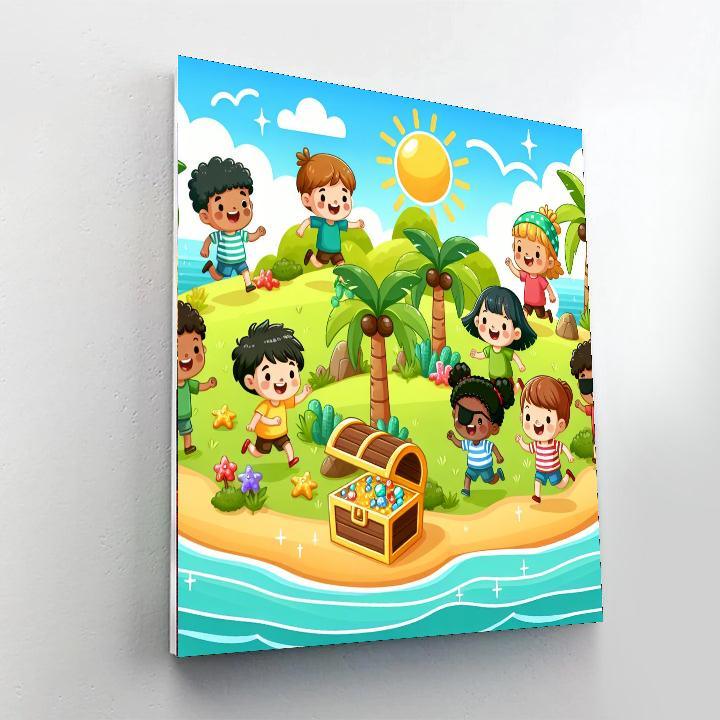 Epic Treasure Hunt Paint By Numbers