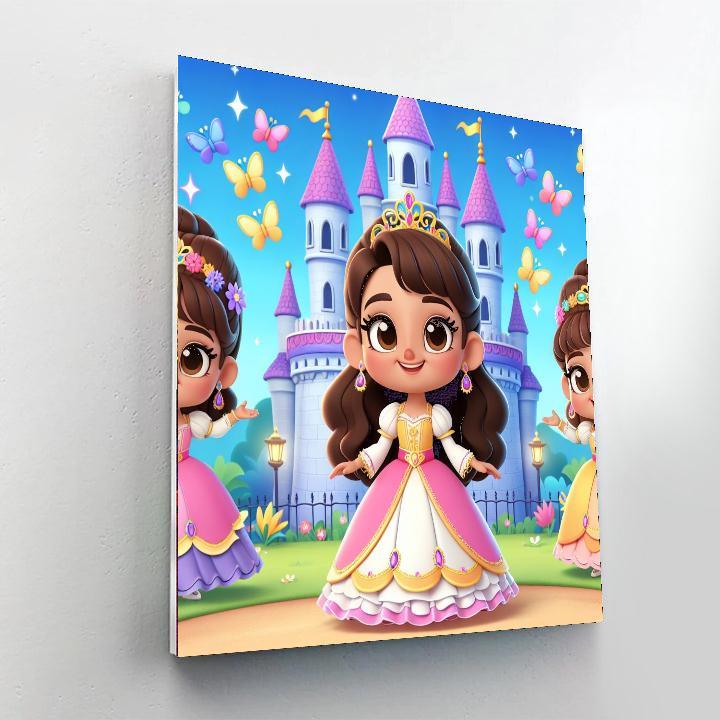 Magical Princess Kingdom Number Painting