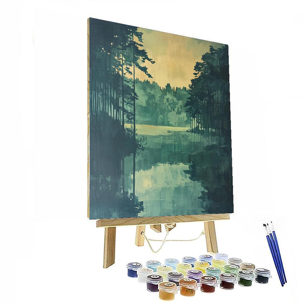 Edgar Degas Inspired Voices Of The Forest  Paint By Number