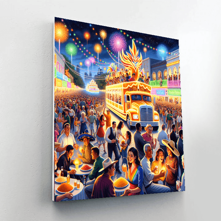 Fiesta San Antonio - United States Numbered Painting Kits