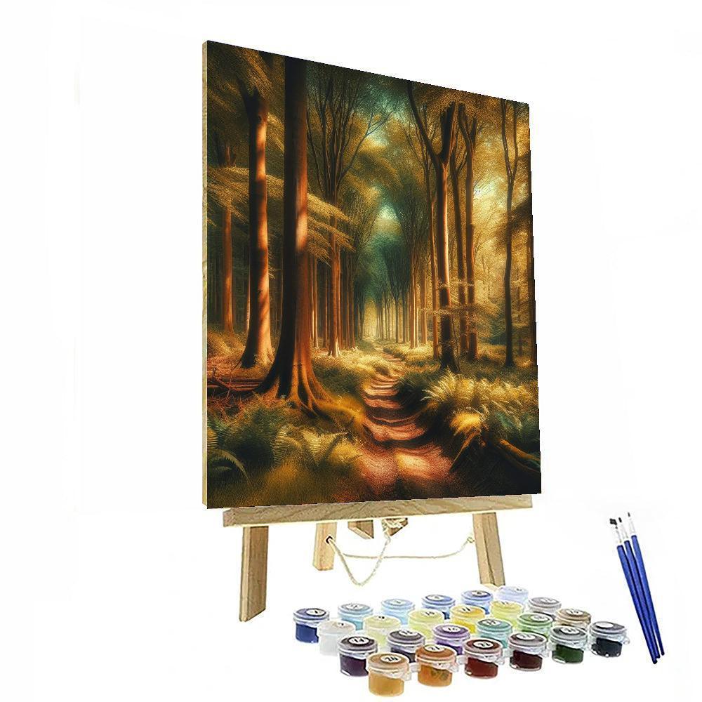 Serene Woodland Path Paint By Numbers Kits