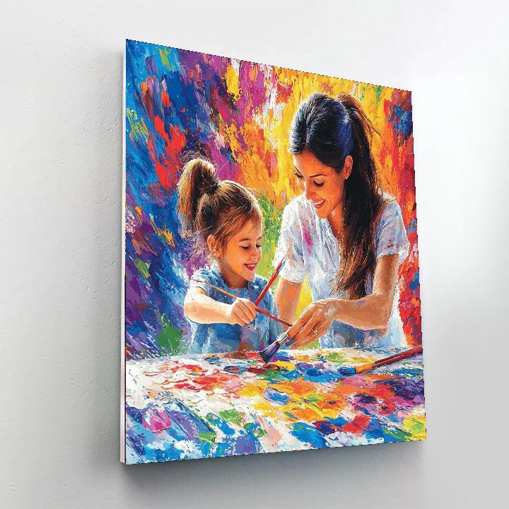 Colors Of Love Number Painting