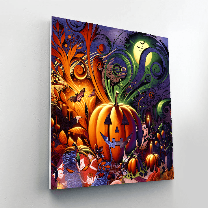 Halloween Spooktacular DIY Paint By Numbers