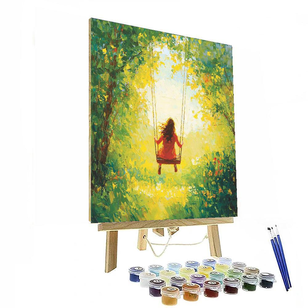 Wind Beneath Her Wings Number Painting