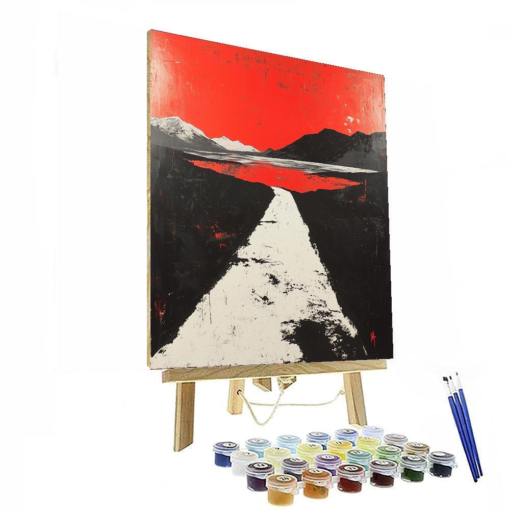 Banksy Inspired Veil Of Illusions  Numbered Painting Kits