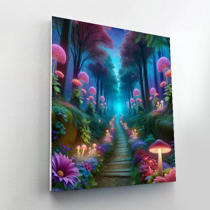 Fantasy Forest Path Numbered Painting Kits