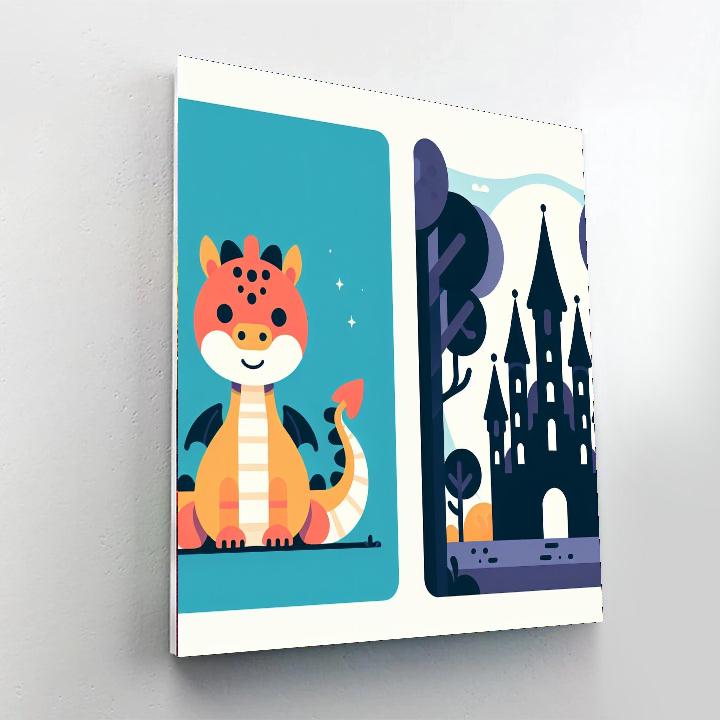 Mythical Dragon Encounter Paint By Numbers Kits