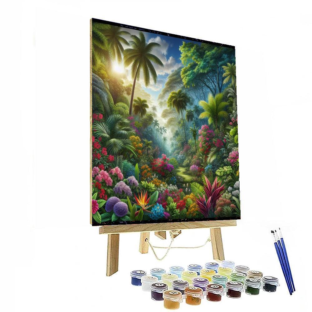 Lush Tropical Garden - DIY Painting By Numbers Kit – Artistry Rack