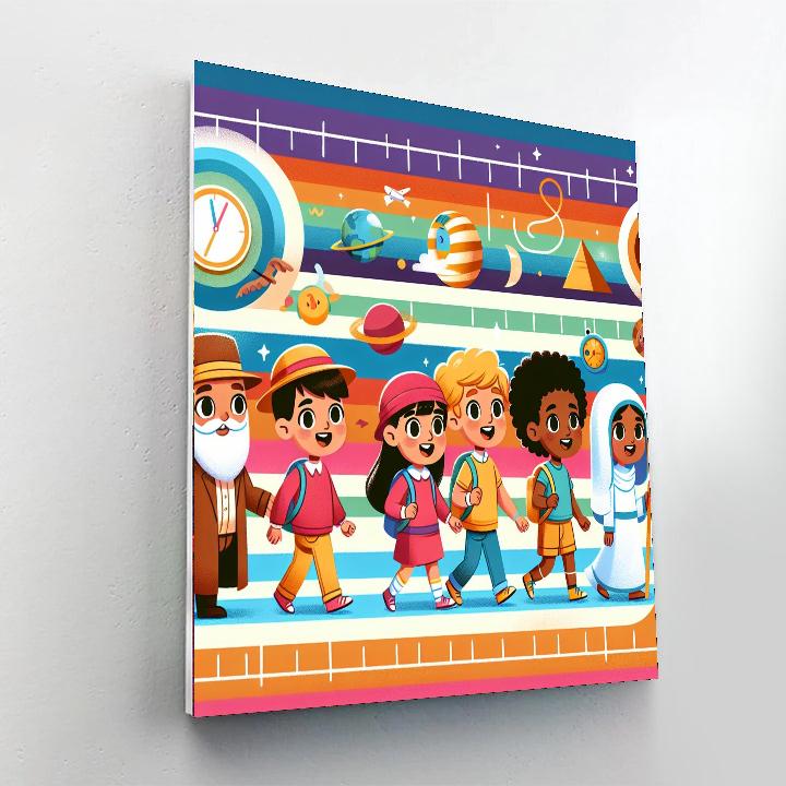 Time Travel Quest DIY Paint By Numbers