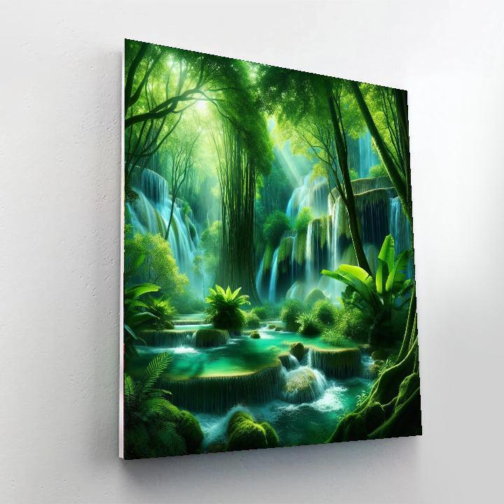 Gentle Jungle Retreat Numbered Painting Kits