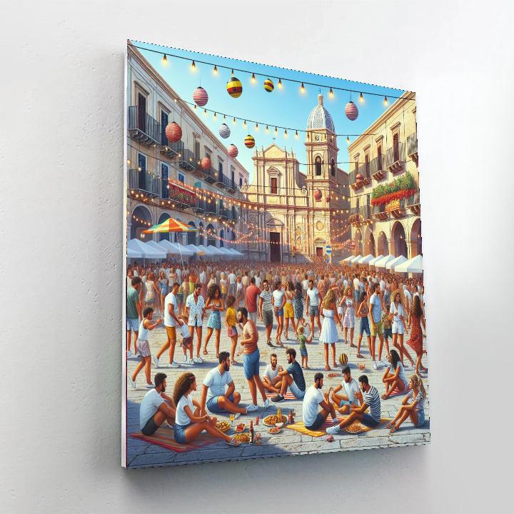 Feast Of The Assumption - Italy Number Painting