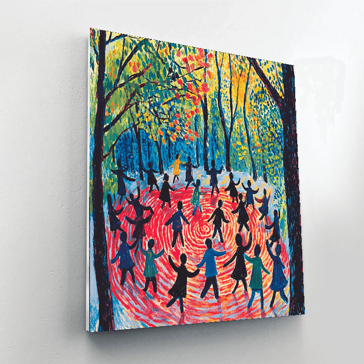 Henri Matisse Inspired Matisse's Joyous Dance  Painting By Numbers Kit