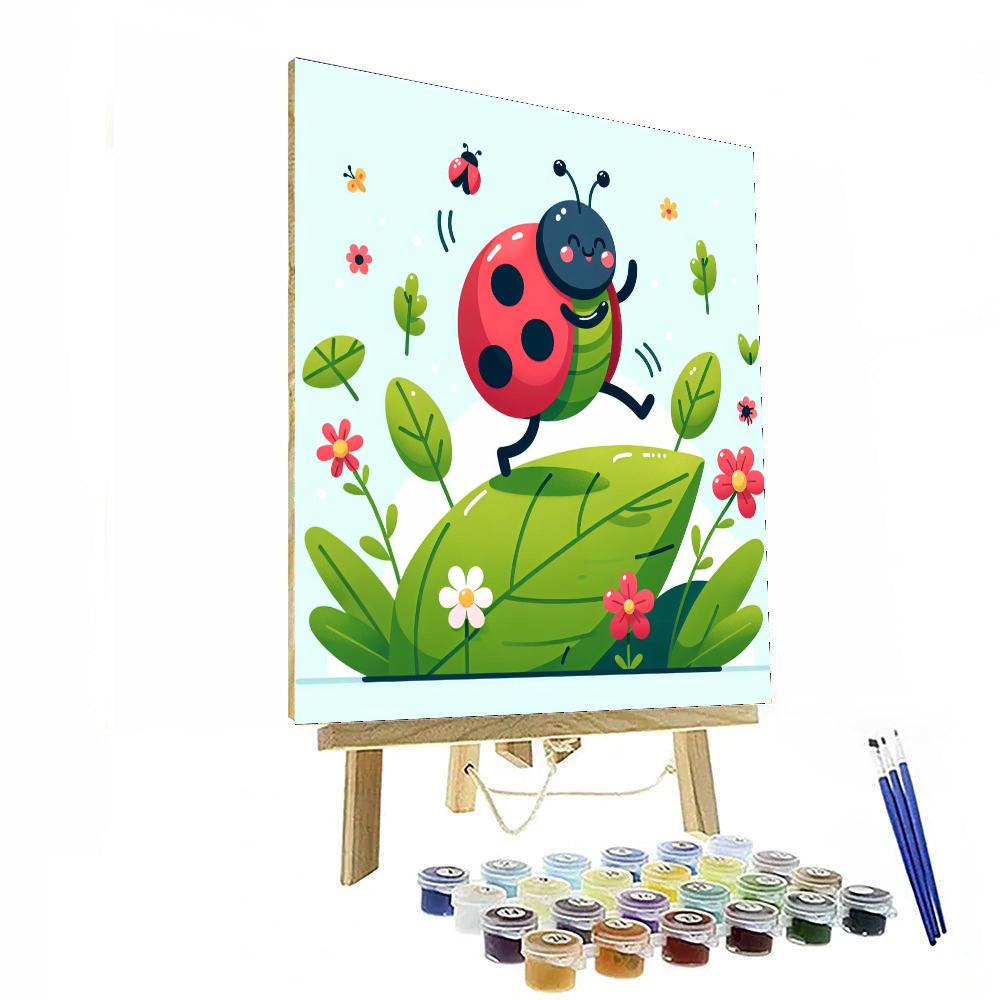 Giggling Ladybug Numbered Painting Kits