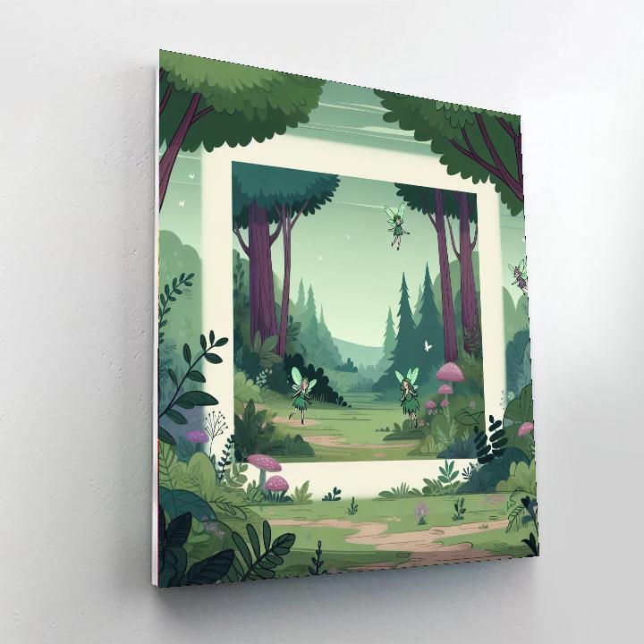 Enchanted Woodland Whispers Paint By Numbers Art