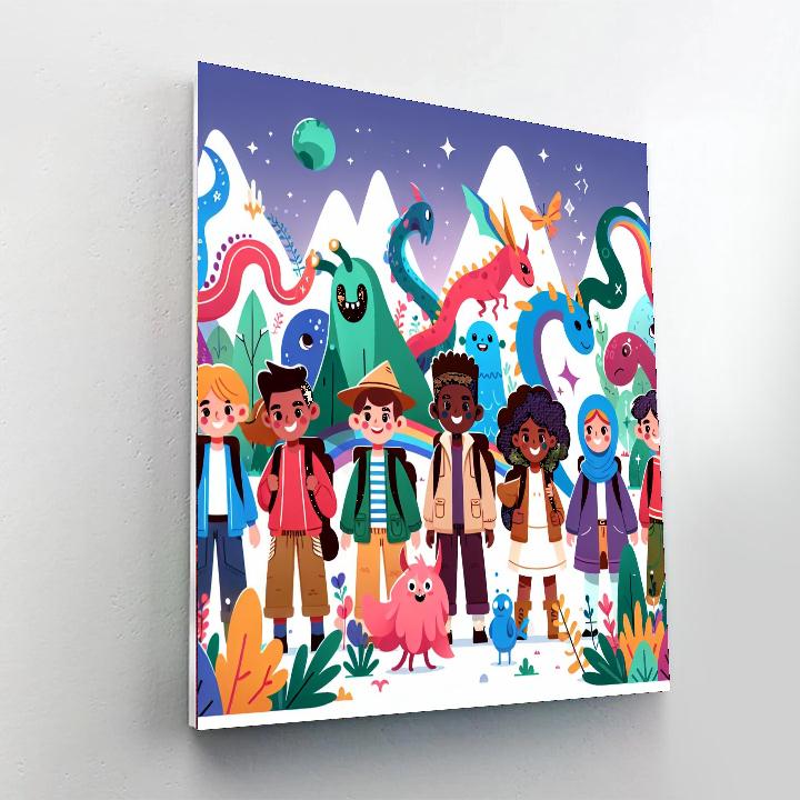 Mystical Creature Expedition Painting Number Kit