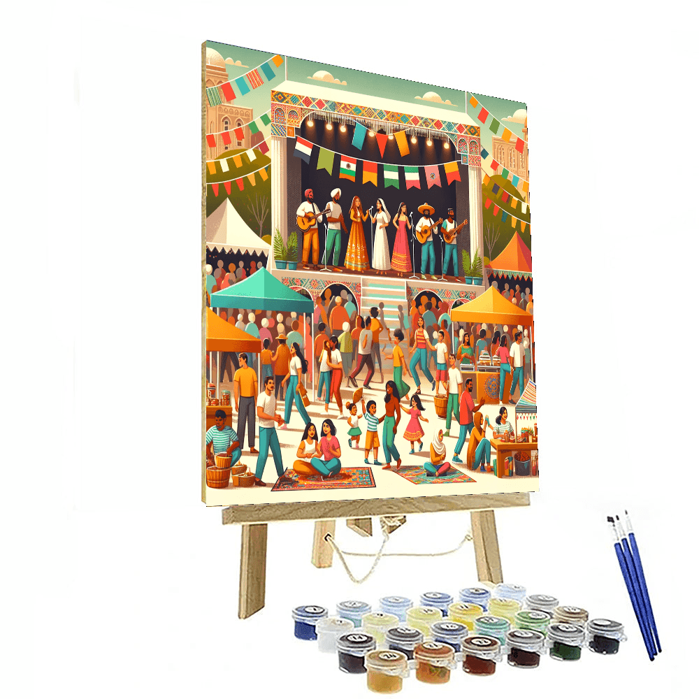 Folkfest - Canada DIY Paint By Numbers