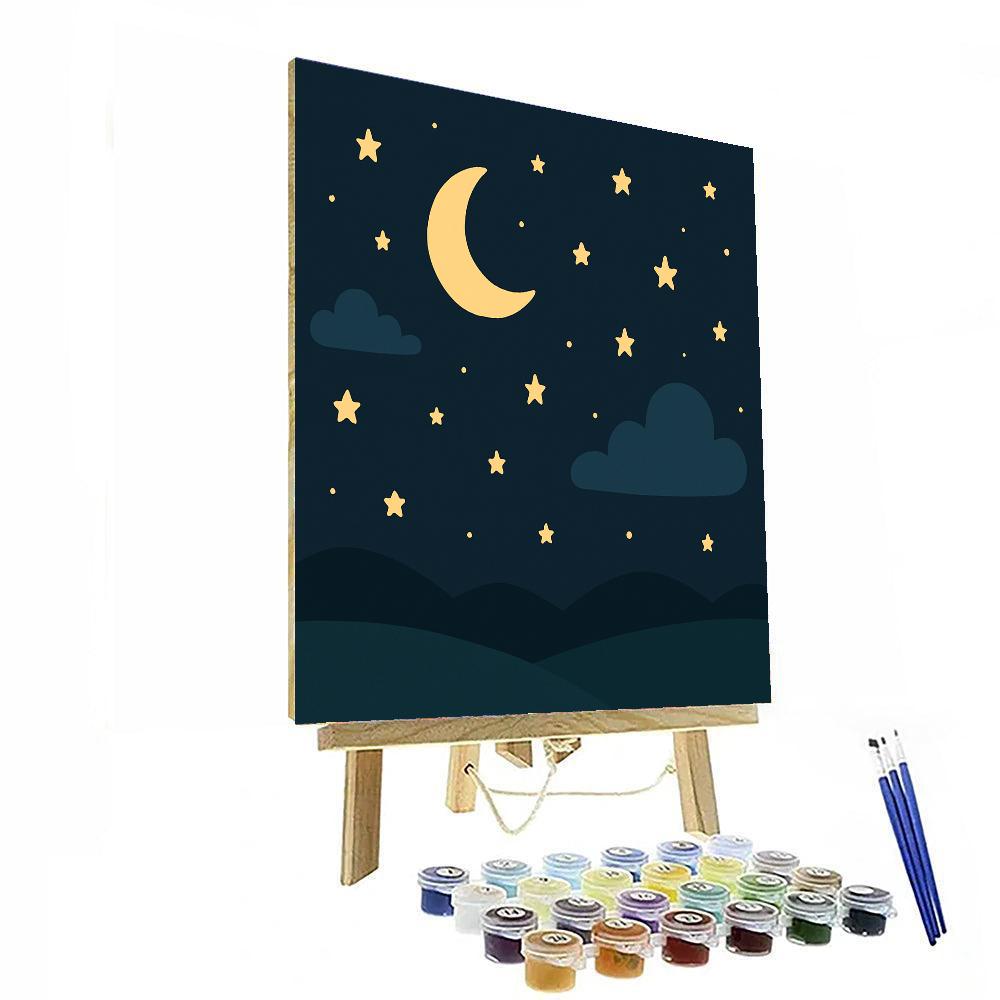 Dreamy Night Painting By Numbers Kit