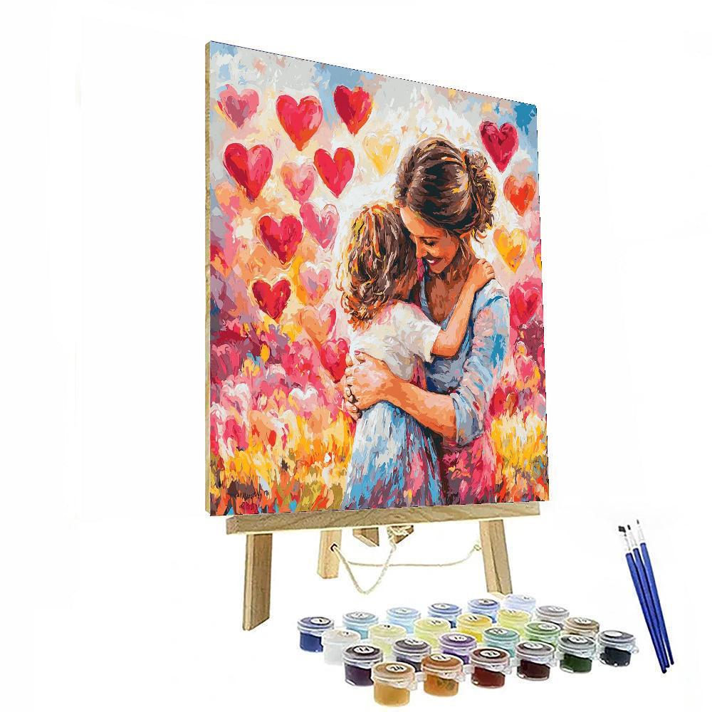 Heartstrings Connected Number Painting