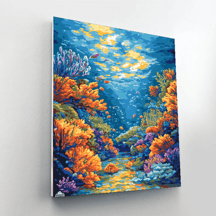 John James Audubon Inspired Breathtaking Coral Reefs  Paint By Numbers Kits