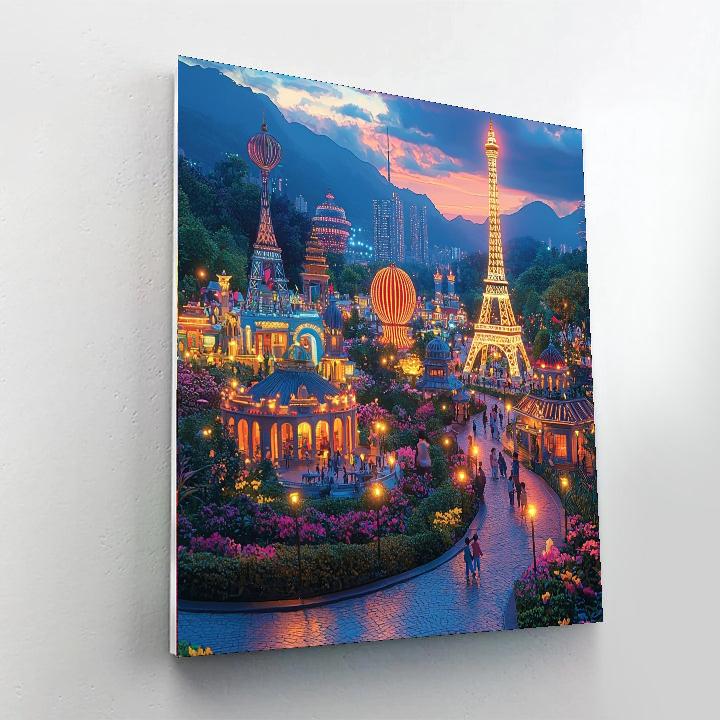 Shenzhen's Window Of The World Numbered Painting Kits