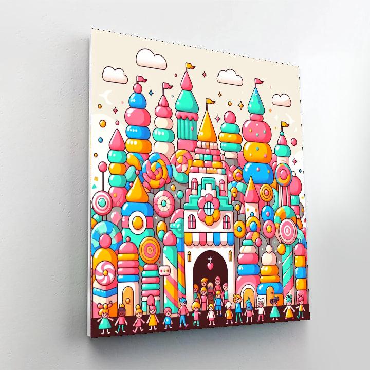 Adventure In Candy Castle Paint By Number