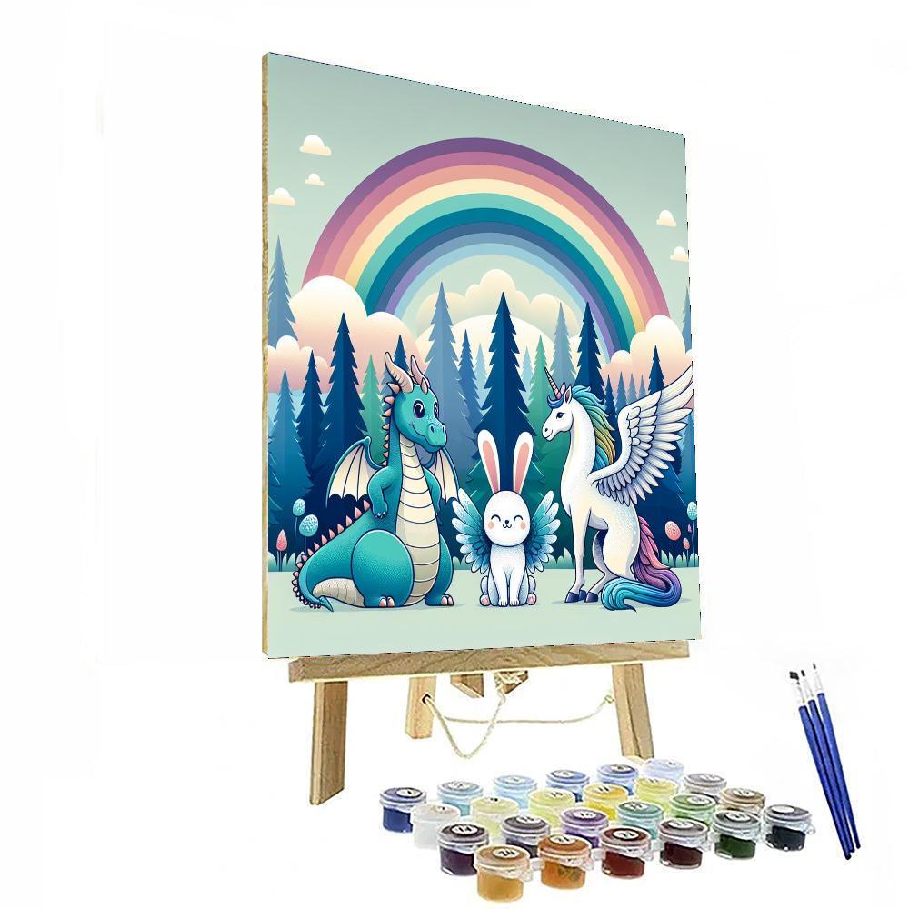 Adventure With Mythical Beasts Paint By Number
