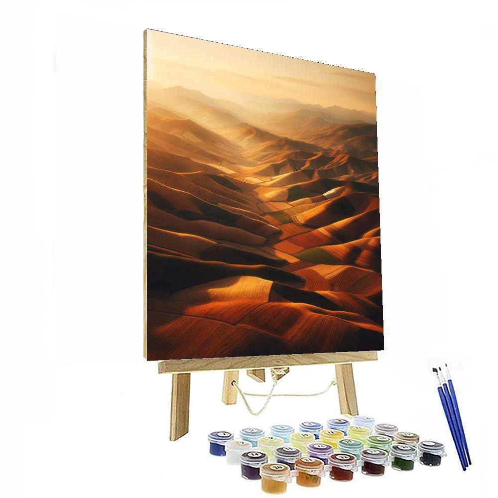 Countryside Quilt Painting Number Kit