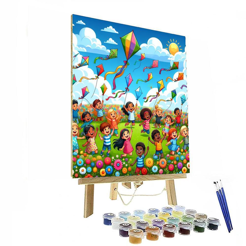 Kite Flying Extravaganza Paint By Color