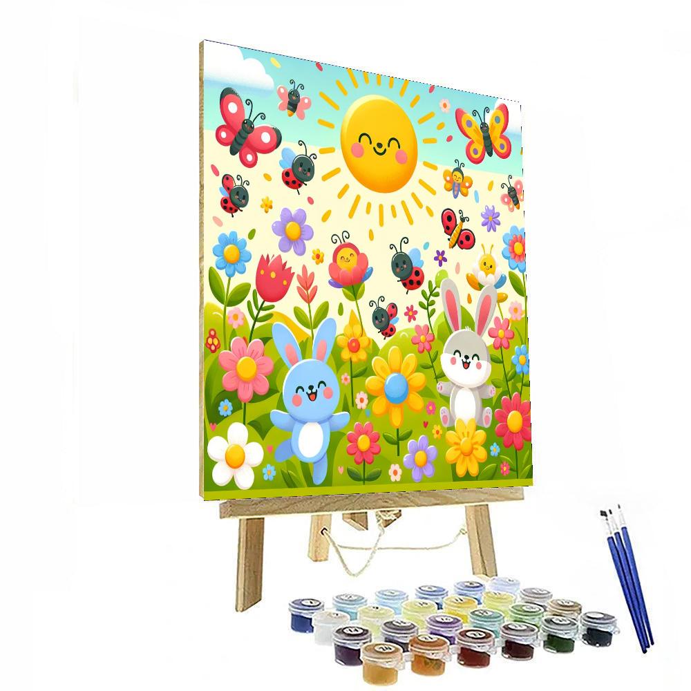 Joyful Garden Explorers Painting Number Kit