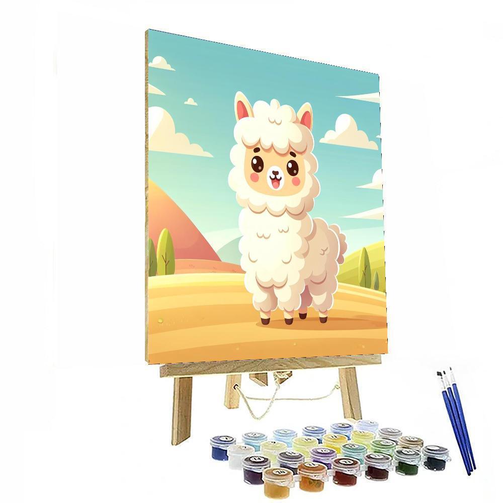 Adventure Alpaca Painting By Numbers Kit