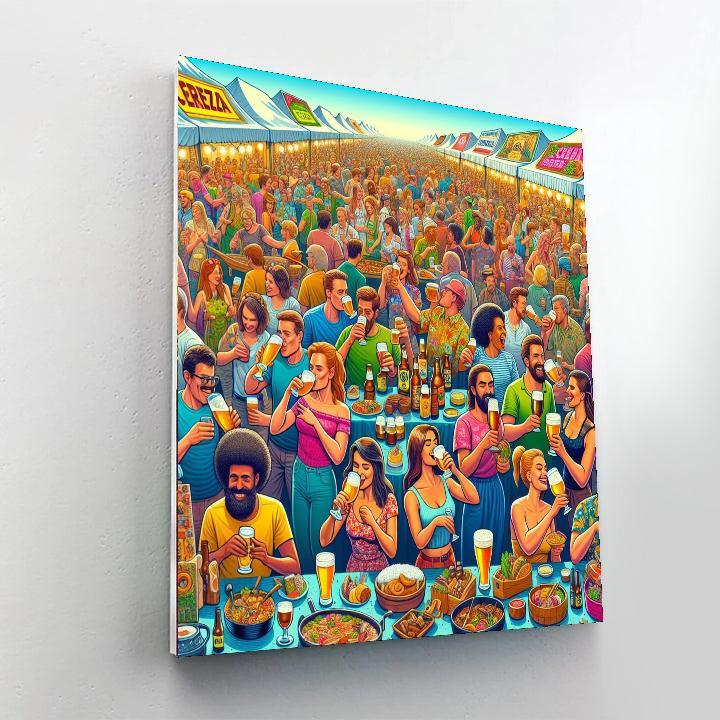 Cerveza Festival - Costa Rica Paint By Numbers Kits