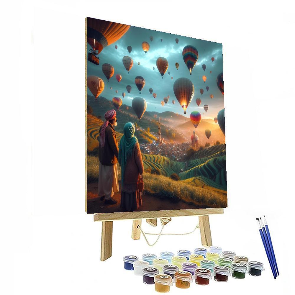 Bristol International Balloon Fiesta - United Kingdom Paint By Color
