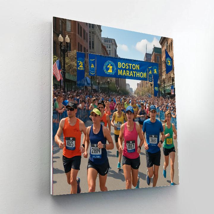 Boston Marathon - Usa DIY Paint By Numbers