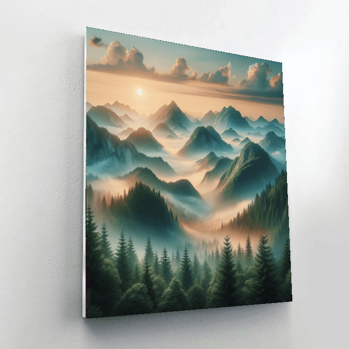 Mountain Melody Numbered Painting Kits
