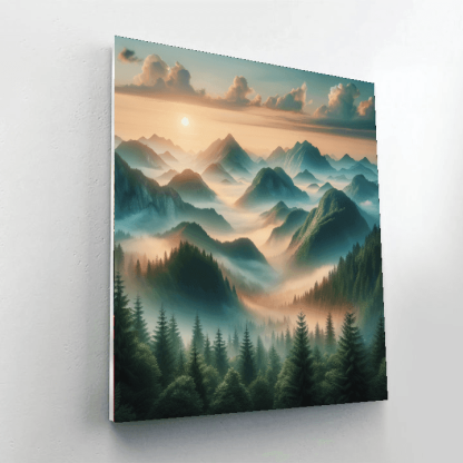 Mountain Melody Numbered Painting Kits