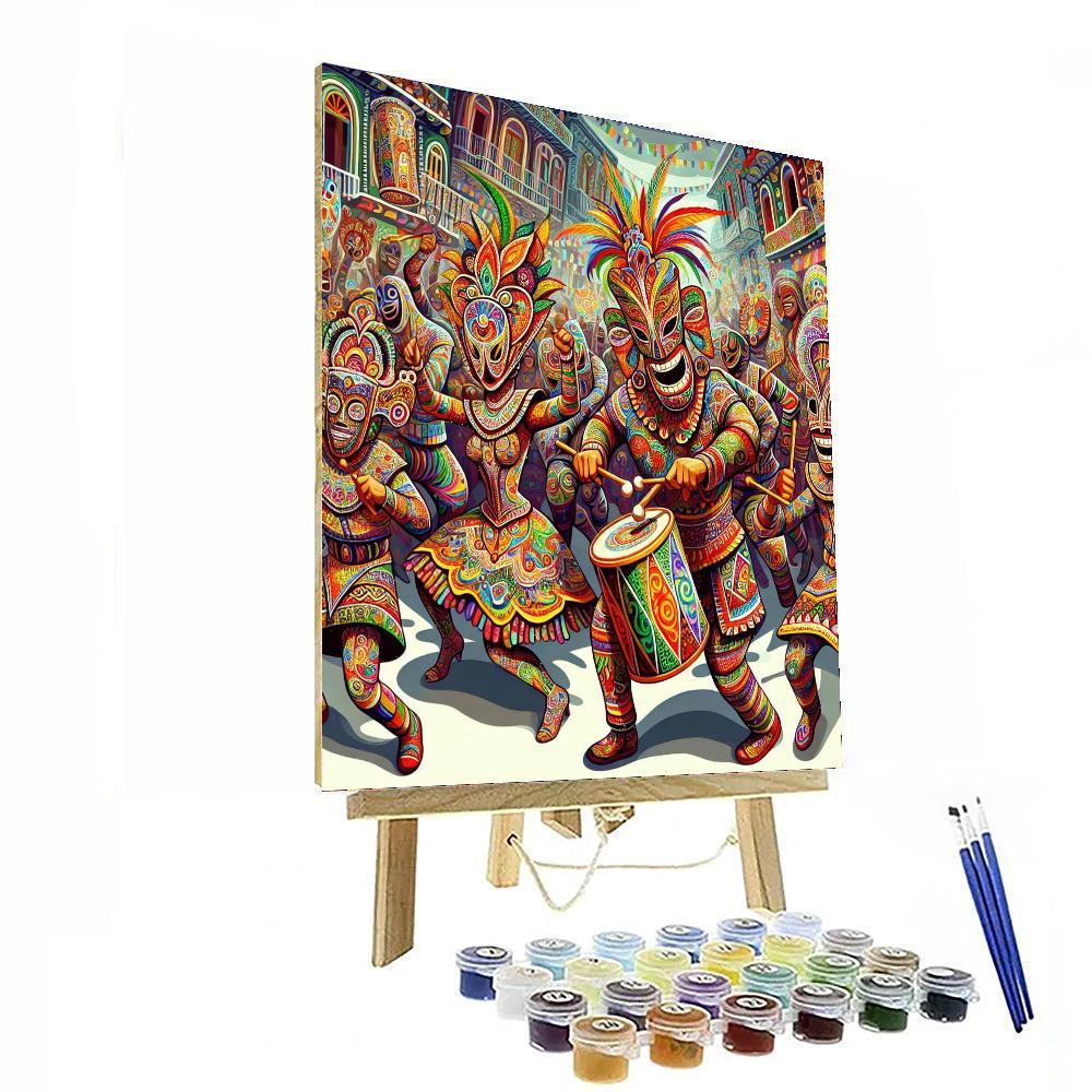 Diablos Danzantes De Yare - San Francisco De Yare, Venezuela Paint By Number