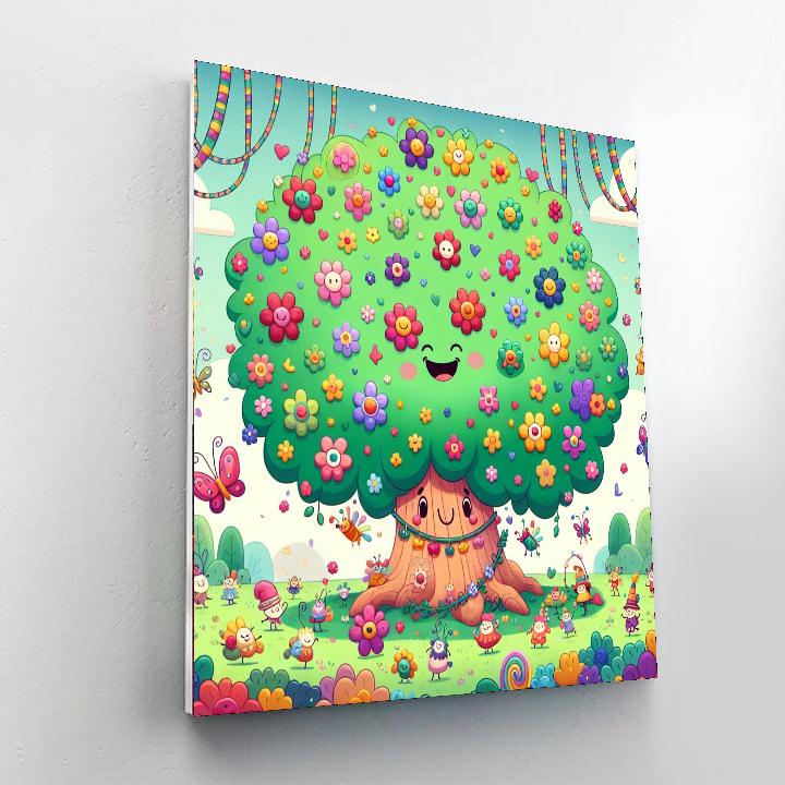 Magical Fairytale Tree Numbered Painting Kits