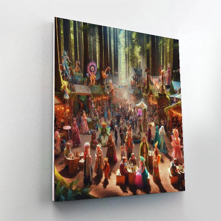 Oregon Country Fair Number Painting