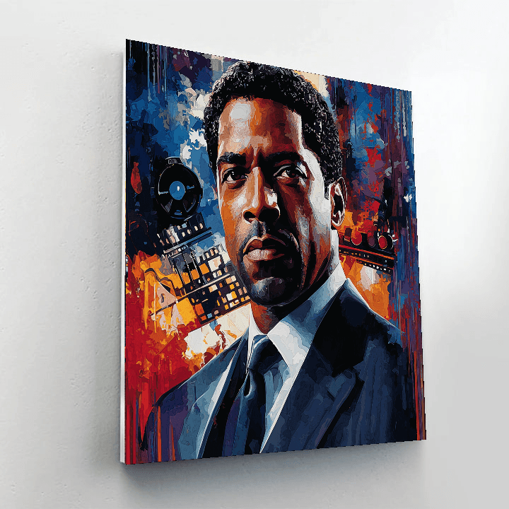 Denzel Washington: The Leading Man With Power And Grace Painting Number Kit