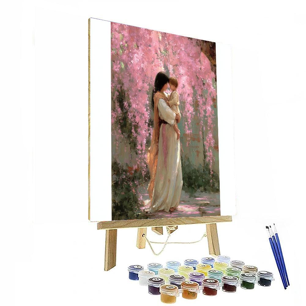 Embrace In Blossoms Paint By Numbers Kits