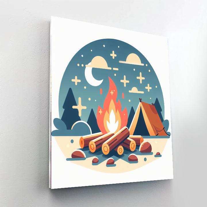 Cozy Campfires Paint By Numbers Kits