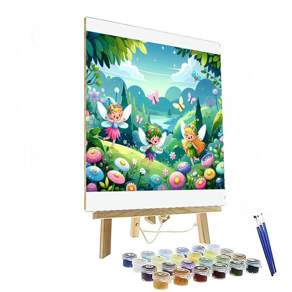 Charming Fairy Glen Paint By Numbers Art