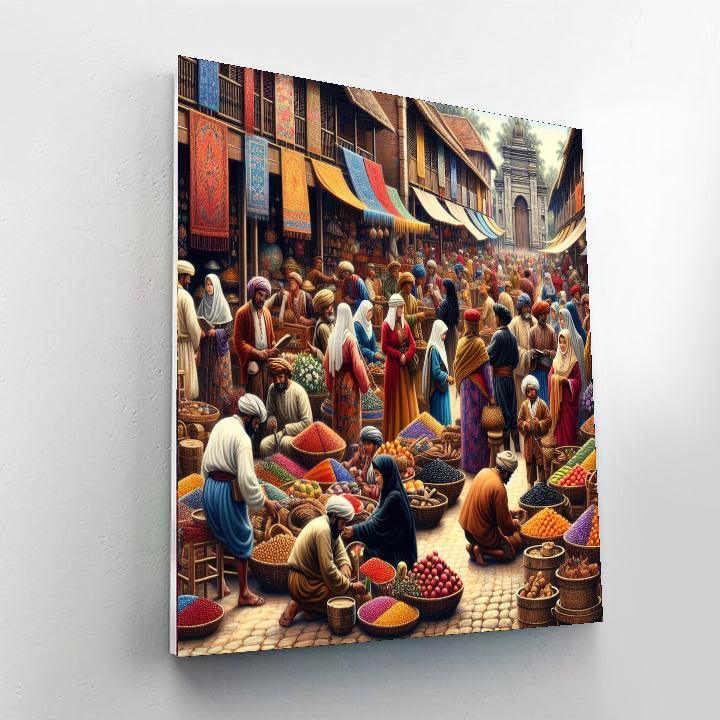 Renaissance Market Festival Paint By Numbers Kits