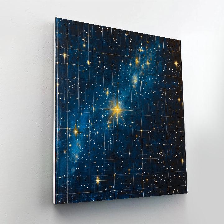 El Greco Inspired Celestial Starfield Elegance  Paint By Numbers