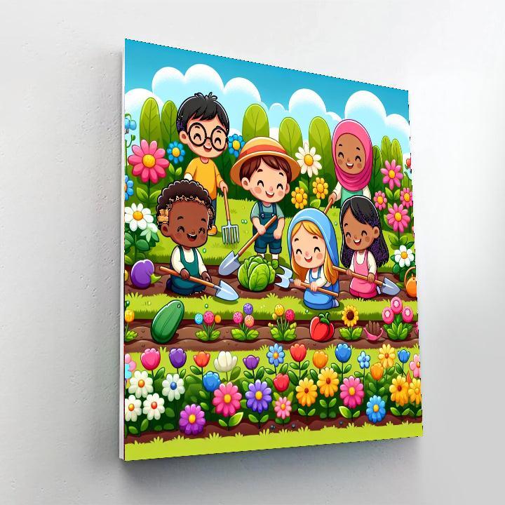 My First Garden Numbered Painting Kits