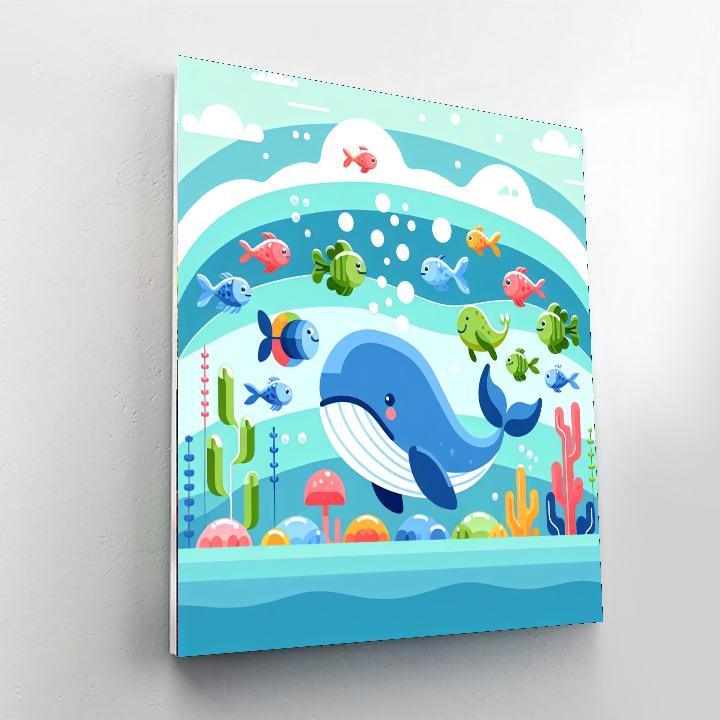 Whale Of A Time Paint By Number
