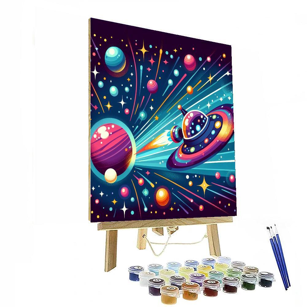 Galactic Dreamers Paint By Numbers Kits