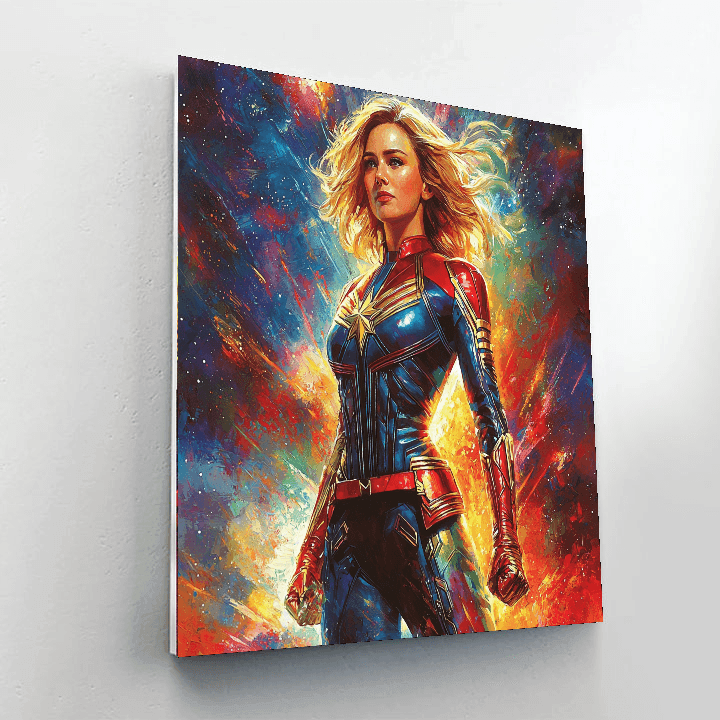 Brie Larson: Embracing The Power Of Captain Marvel Paint By Color