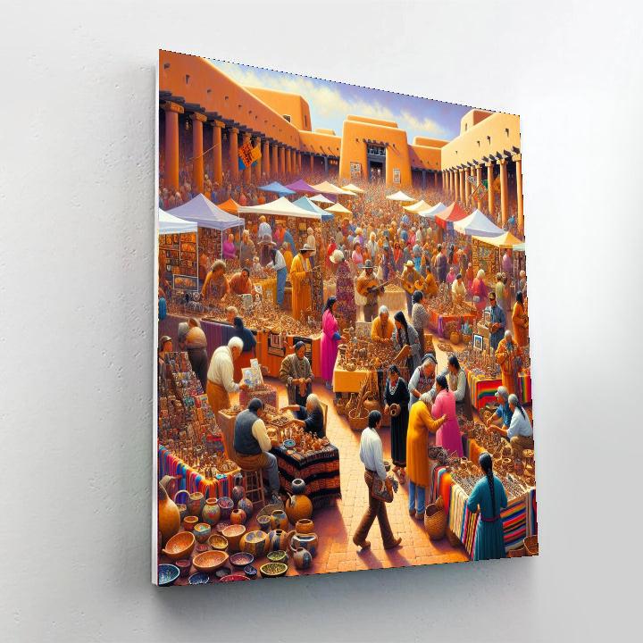 Santa Fe Indian Market - United States Paint By Numbers Art
