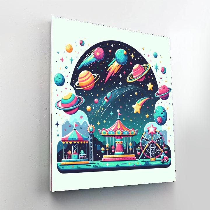 Celestial Carnival Paint By Numbers Art